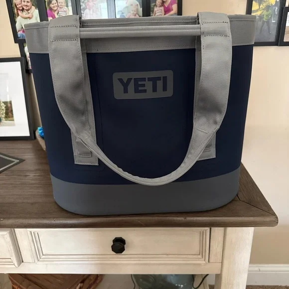YETI Blue and Gray Duffel Bag - Picture 2 of 3